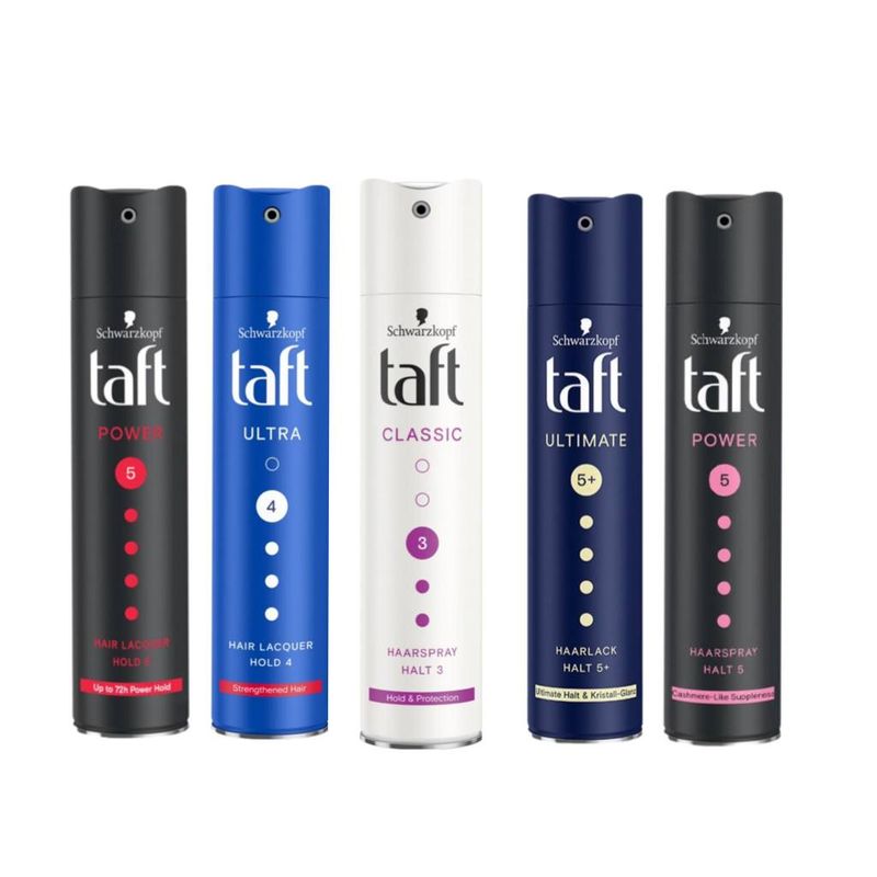 พร้อมส่ง 5 สูตร Schwarzkopf TAFT Power Spray 250 ml. ชวาร์สคอฟ ทัฟท์ พาวเวอร์สเปรย์ 250 มล.