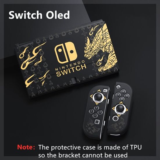 เคสบาง TPU นิ่มแบบพกพาสำหรับ Nintendo Switch(รุ่น OLED) เคสป้องกันการขีดข่วนสำหรับ Nintendo Switch OLED 2021