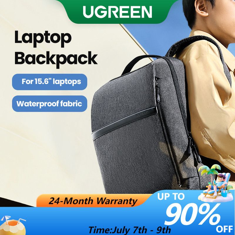 Ugreen กระเป๋าเป้สะพายหลัง ใส่แล็ปท็อป กันน้ํา สําหรับ Macbook Pro Air 15.6 15 14 นิ้ว Macbook HP Lenovo iPad