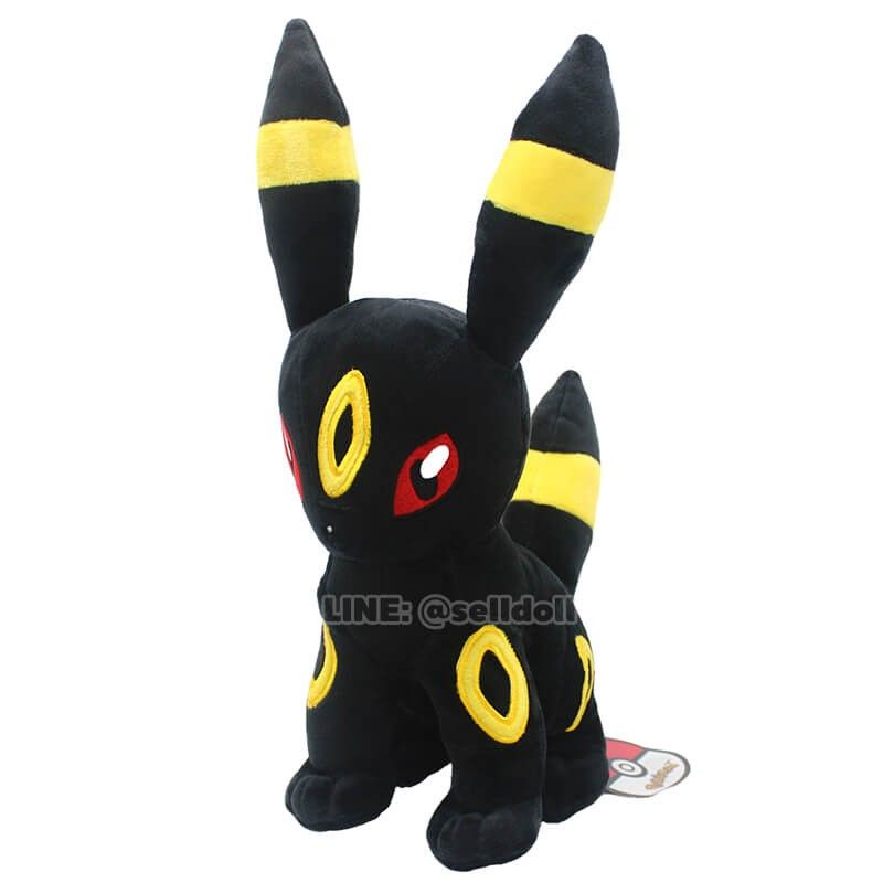 ตุ๊กตา อีวุย ร่างมืด (ขนาด 10 นิ้ว) ลิขสิทธิ์แท้ / ตุ๊กตา Umbreon Blacky Eevee โปเกม่อน โปเกมอน Pokemon กลุ่ม ปิกาจู