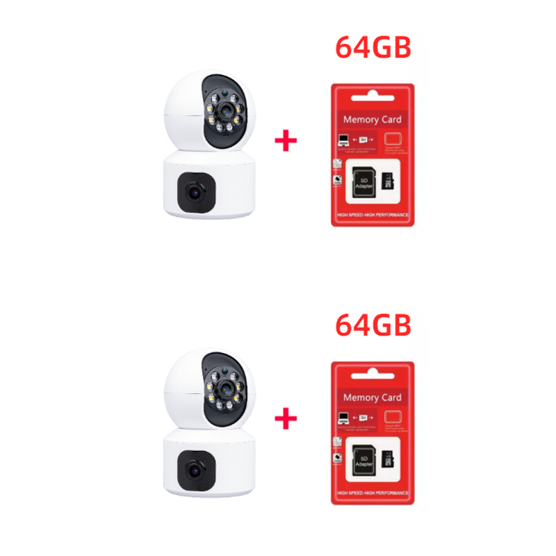 ซื้อ 1 แถม 1 V380 Pro CCTV กล้องวงจรปิด Wifi 360° เลนส์คู่ Security Camera บ้าน 8MP เฝ้าระวัง Night Vision กล้องรักษาความปลอดภัยบ้านเสียง PTZ กล้องหมุนได้​ องศา กันน้ำ กันฝน ติดตามการเฝ้าระวังอัตโนมัติ