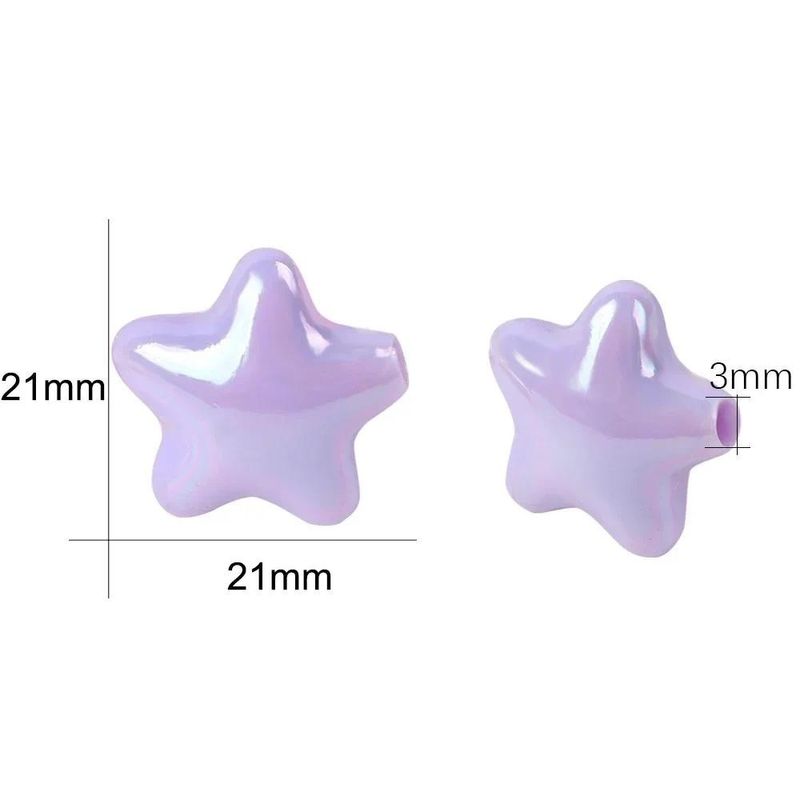 Star Shape ลูกปัด,07;10pcs