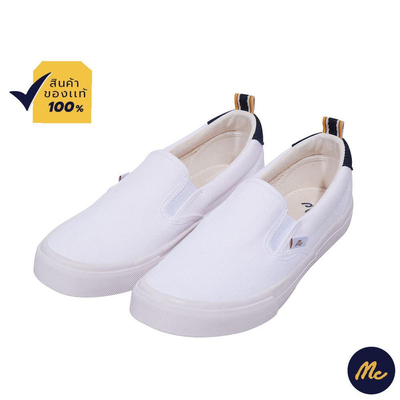 Mc Jeans รองเท้า Slip on หญิงและชาย ผ้า CANVAS ใส่ได้ทั้งหญิงและชาย M09Z004