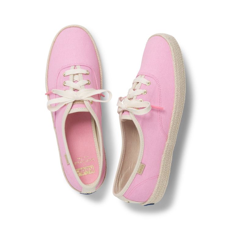 Keds รุ่น Champion Ks Neon Canvas รองเท้าผ้าใบ ผู้หญิง สี NEON PINK - WF63084