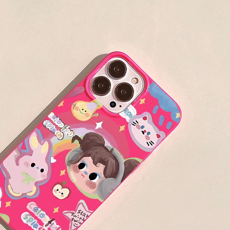 การ์ตูนแมวน่ารัก Macaron Jelly TPU เคสโทรศัพท์ For iPhone เคส 11 13 12 14 15 Pro Max X Xs Max XR 7 8 Plus SE 2020 SE2 Soft Case นิ่มกันกระแทก เคสไอโฟน11