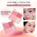 JUDYDOLL:บลัชออน'ไฮไลท์'จูดี้ดอล'สีแดง'สี นู้ดธรรมชาติ'บลัชออนครีม,04