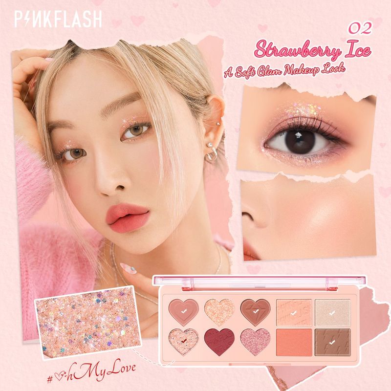 Pinkflash:ลิปสติก เนื้อแมตต์,01-pinky