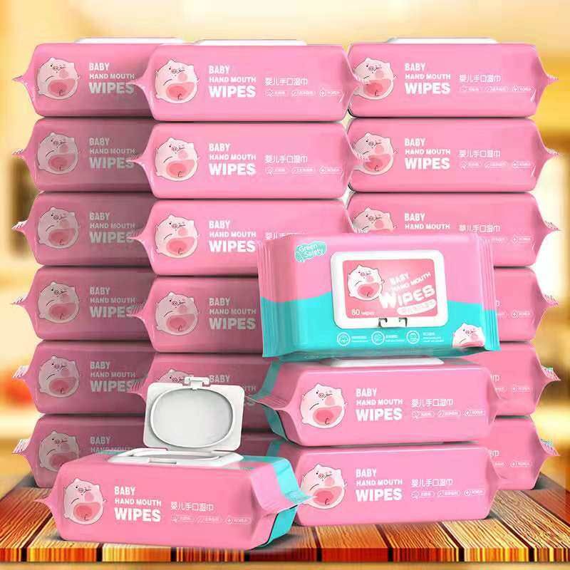 ทิชชู่เปียกเด็ก พร้อมส่ง ราคาถูก น้ำเต็มๆแผ่น Baby Wipes