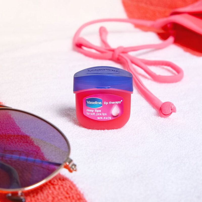 Vaseline Lip Therapy Rosy Lips 7g วาสลีน ลิปบาล์มบำรุงเพื่อริมฝีปากสวยนุ่ม สุขภาพดี