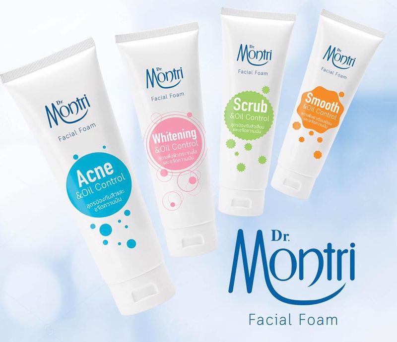 [หลอดใหญ่] Dr. Montri Facial Foam ดร.มนตรี เฟเชียล โฟม [125 g.] วิปโฟม ล้างหน้า