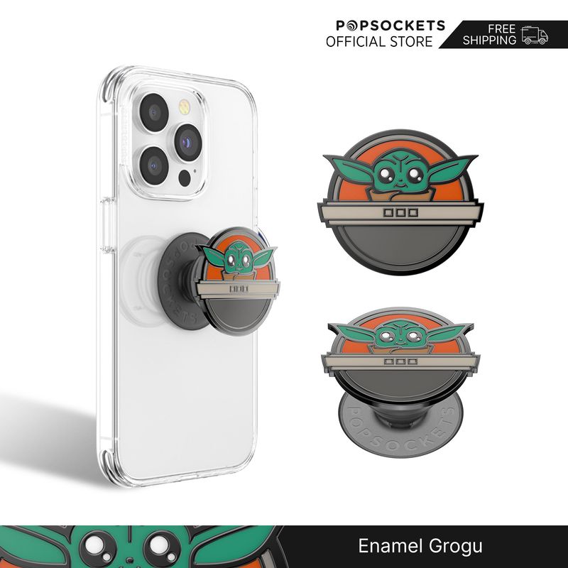 PopSockets Official Star Wars PopGrip สินค้าสตาร์ วอร์ส ลิขสิทธิ์แท้ | ที่จับโทรศัพท์ระดับพรีเมี่ยม | ที่จับโทรศัพท์ Phone Holder และแหวนโทรศัพท์ที่ดีที่สุด | Phone Stand ที่วางโทรศัพท์แบบตั้งโต๊ะและ Car Phone Mount ที่ยึดโทรศัพท์ในรถยนต์ | ที่จับมือถือแล