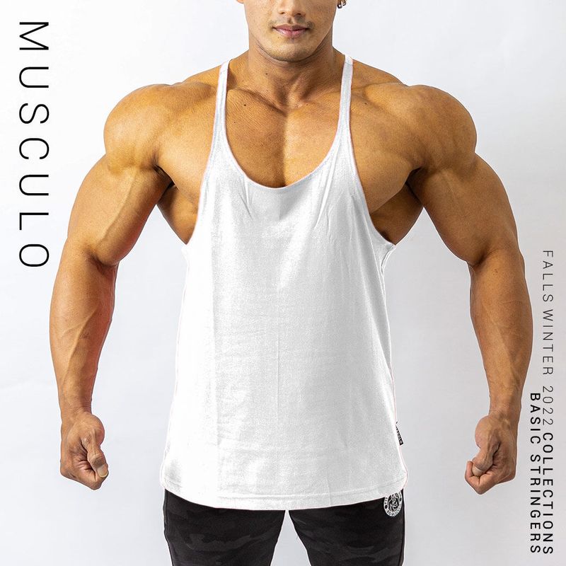 Musculo Basic stringers for body builder เสื้อกล้ามเพาะกายทรงสายเดี่ยว