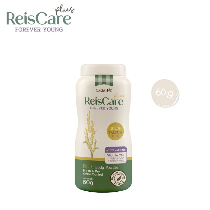 มีให้เลือก Reis Care Rice Powder 130g.แป้งเด็ก เนื้อขาวเนียนละเอียดอ่อน