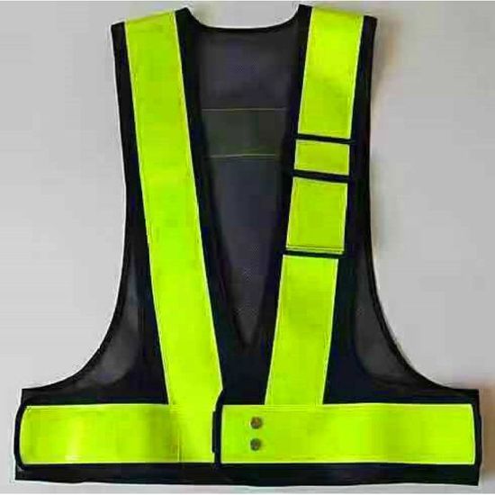 F11  safety vest Reflective Vest เสื้อจราจร   เสื้อกั๊กสะท้อนแสง10 ชิ้น