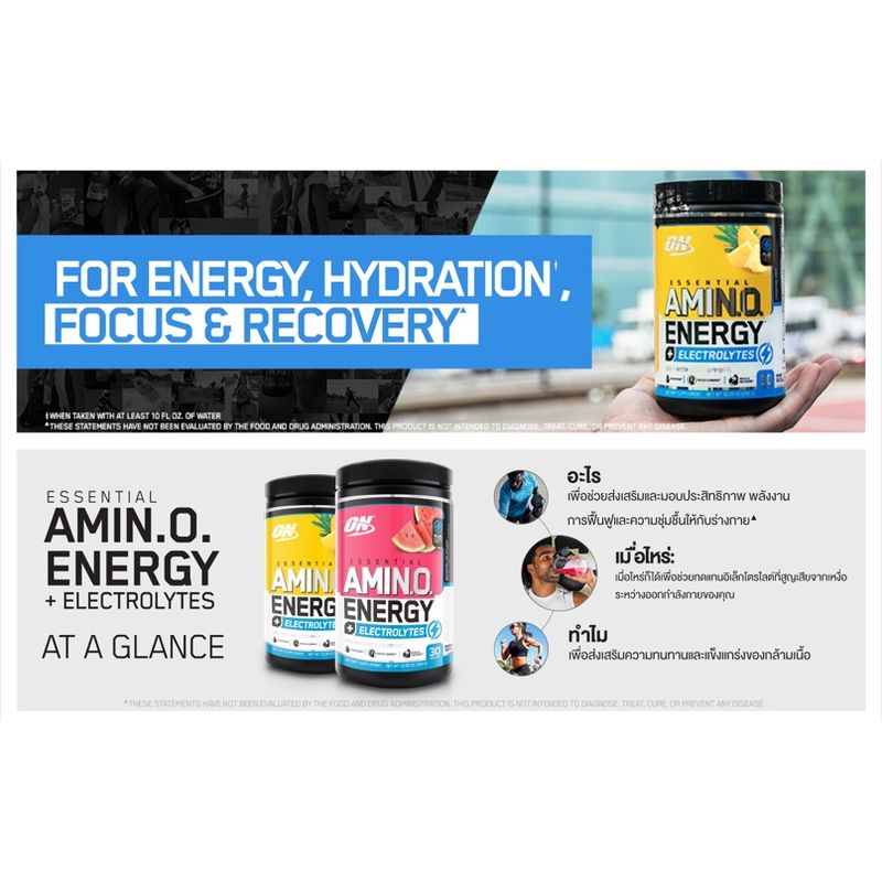 Optimum Nutrition Amino Energy Electrolytes