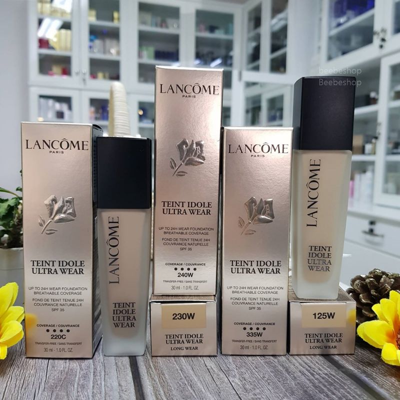 รองพื้นลังโคม LANCOME teint idole ultra wear long wear Foundation 30mlทนน้ำทนเหงื่อคุมมัน