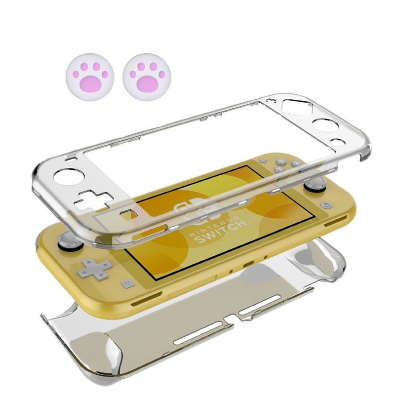 Clear Case สำหรับ Nintendo SWITCH Liteอุปกรณ์ป้องกันคริสตัล Hard SHELL สำหรับ Nintendo SWITCH Lite 2019 anti-รอยขีดข่วน Shock-Absorption