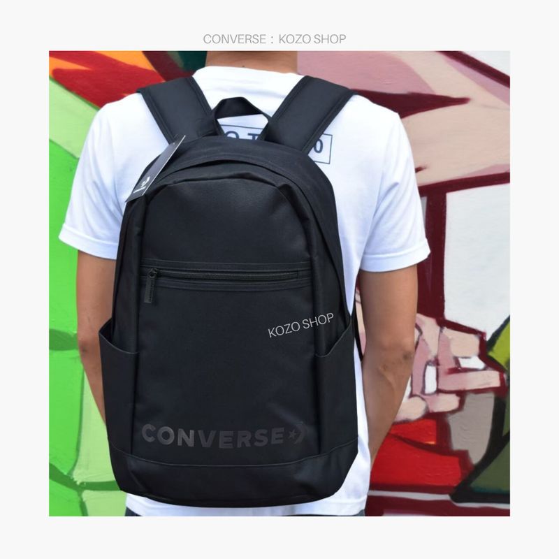 ขายดีที่สุด!! กระเป๋าเป้ CONVERSE รุ่น BELONG STRIP LOGO BACKPACK (ของแท้เท่านั้น)