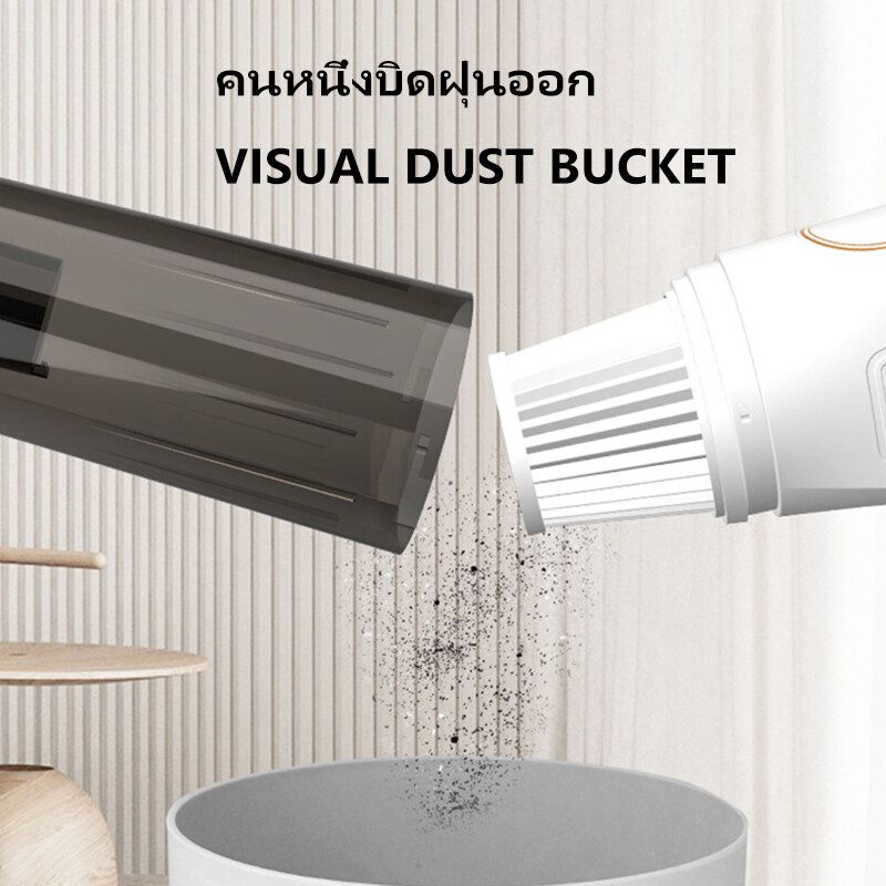 SHARP เครื่องดูดฝุ่น เครื่องดูดฝุ่นไร้สาย vacuum cleaner เครื่องดูดฝุ่นในบ้าน เครื่องดูดไรฝุ่น ครัวเรือน ถอดออกได้ เครื่องดูดฝุ่นไรสาย ใช้ได้ทั้งในบ้านและในรถ พลังดูดแรง อายุการใช้งานแบตเตอรี่ยาวน