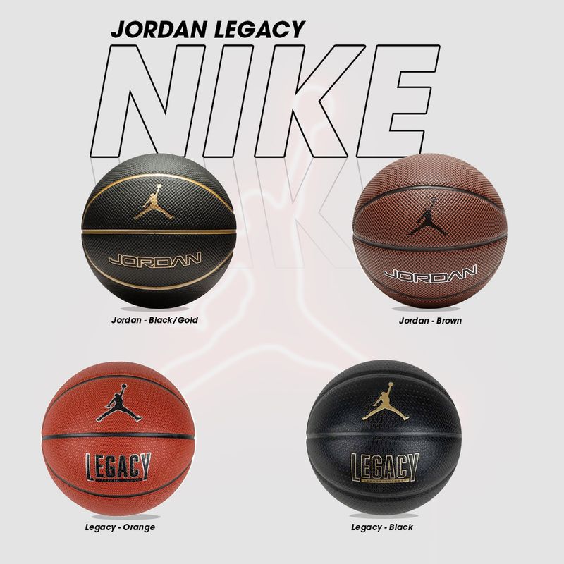 Nike Collection บาสเก็ตบอล เบอร์ 7 Basketball PU Jordan Legacy 2.0 8P J.100.8253.051 / 02858 DOR / J.100.6701.071.07 / J.100.8253.855 แถมฟรี!!! ที่สูบมือแบบพกพา