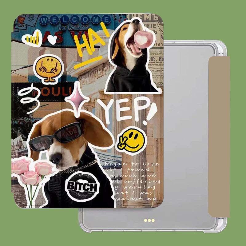 เคสไอแพด gen9 gen8 gen7 10.2 case iPad Pro11 2020/2021 Air4 Air5 10.9 Air3 /Pro10.5 air2 air1 9.7 เคส ipad พร้อมช่องเสียบปากกาฝาหลัง ใส ipad gen10 2022 Mini4 Mini5 Mini6