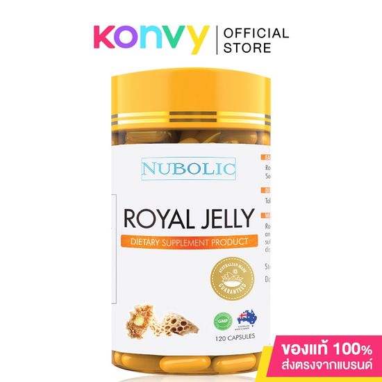 NUBOLIC Royal Jelly 120 Capsules.