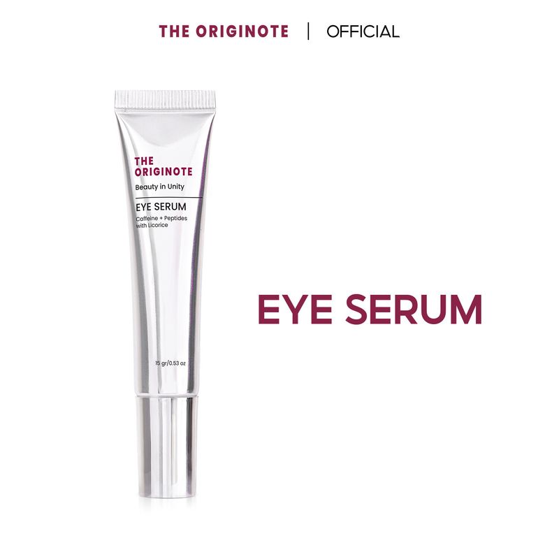 The Originote Eye Serum 15g  Caffeine+Duo Peptides+Licorice ปรับผิวใต้ตาให้ดูกระจ่างใส