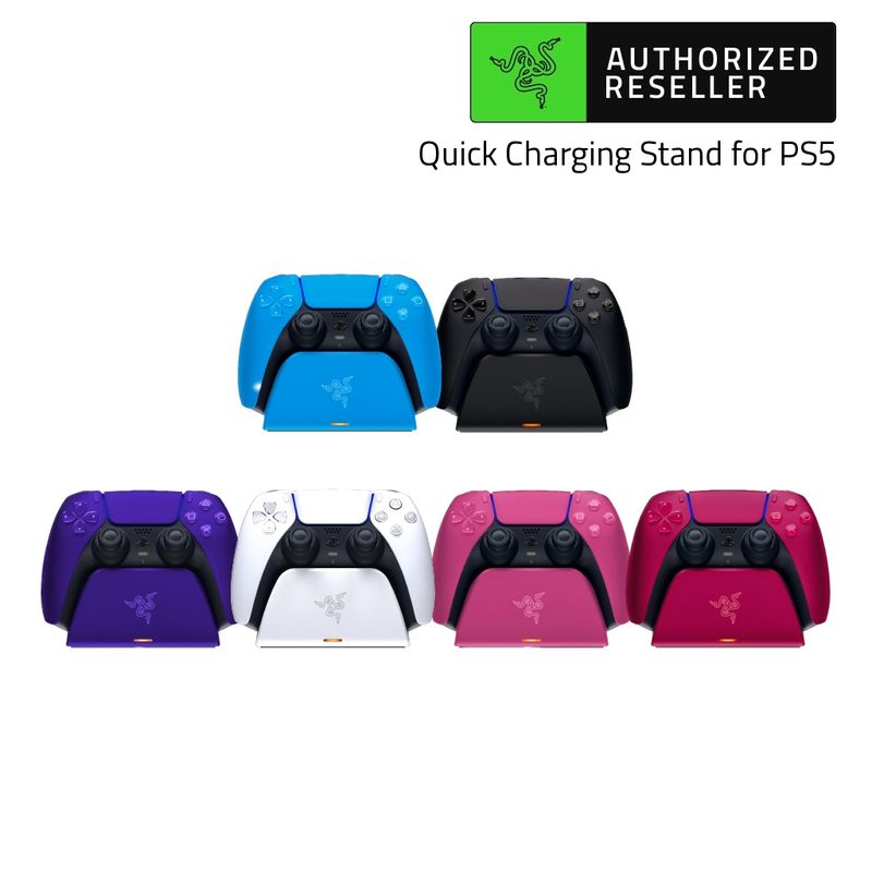 RAZER QUICK CHARGING STAND FOR PS5™ DualSense™ (แท่นชาร์จจอยสติ๊กใช้สาย)