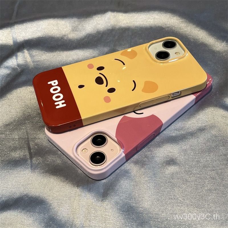 เคสโทรศัพท์มือถือ กันกระแทก ลายการ์ตูนหมีพูห์น่ารัก สร้างสรรค์ สําหรับ iPhone 15pro 14 Pro MAX 15 14 X XR XS MAX 14plus 13pro 12pro 11promax 7plus 8plus 14 13 12 11