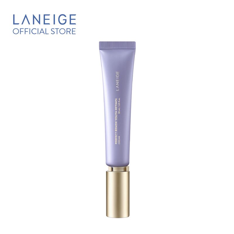 LANEIGE Perfect Renew Youth Retinol 30ml. เรตินอลเข้มข้นประสิทธิภาพสูง ทำให้ผิวแน่นกระชับ ต่อต้านริ้วรอย