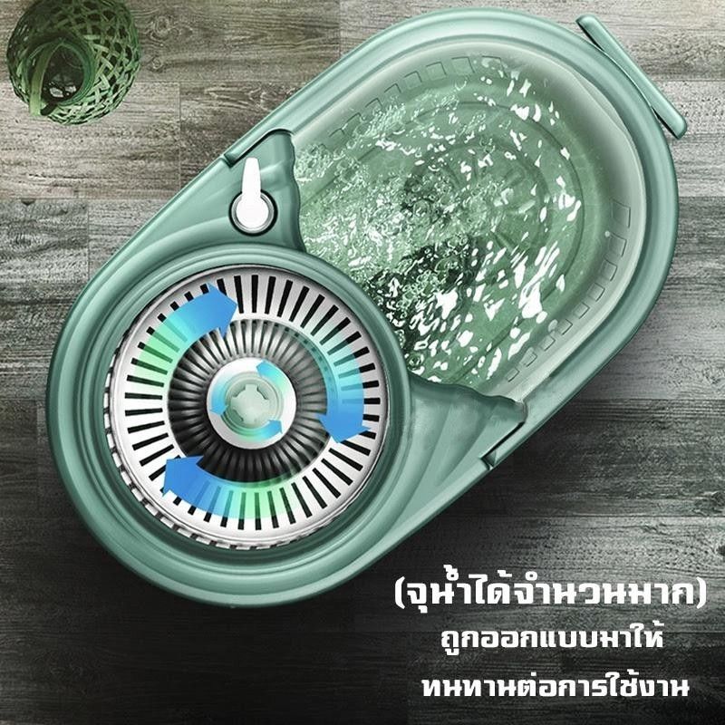 Spin Mop ไม้ม็อบ ม๊อบ ไม้ม๊อบ ไม้ม๊อบถูพื้น ถังปั่นไม้ม๊อบ ไม้ม๊อบดันฝุ่น Mop ไม้ม็อบถูพื้น ไม้ถูพื้นไมโครไฟเบอร์ ไม้ถูพื้นหัวสแตน