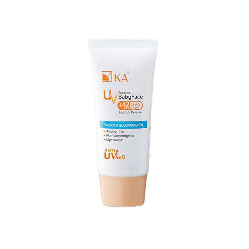 KA UV Protection Babyface SPF42 PA+++ ขนาด 30 g. (เนื้อครีมสีเบจ)