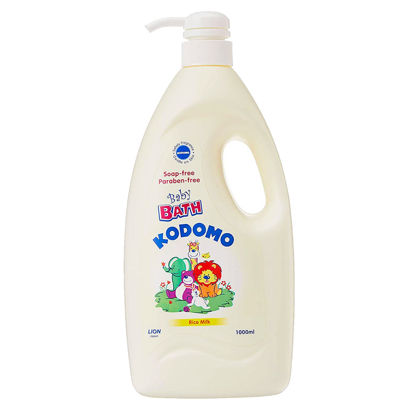 ครีมอาบน้ำนมข้าว โคโดโมะ สูตรอ่อนโยน Kodomo Baby Bath Rice Milk 1000 ml