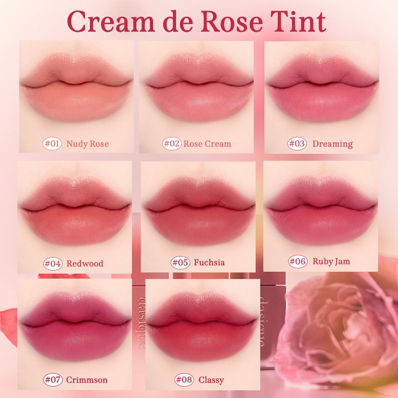 dasique Cream De Rose Tint #เดซีค ลิปทินท์ ลิปสติก