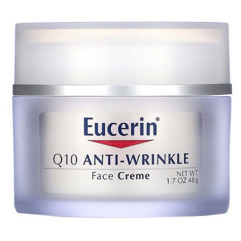 ยูเซอริน ครีมบำรุงผิวหน้า Eucerin Q10 Anti-Wrinkle Face Creme/Pro-Retinol Night Cream/Redness Relief  และยกกระชับ 48g