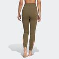 Adidas:Yoga Studio Wrapped 7/8 Leggings,A/L,Green,Free Shipping