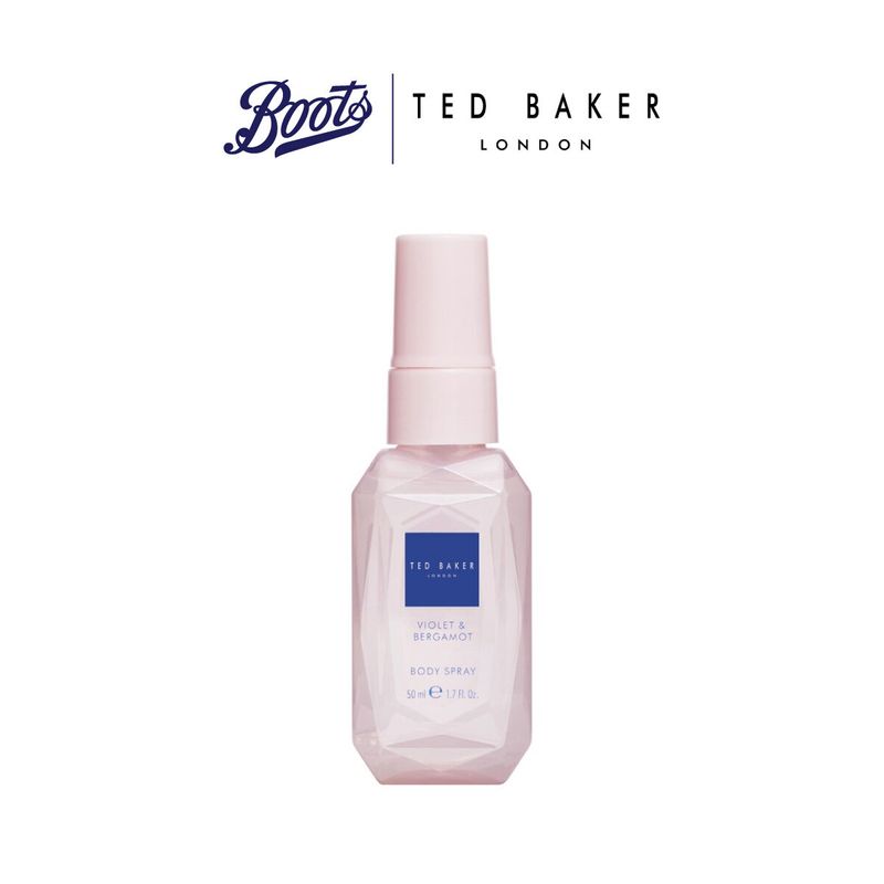 Ted Baker London Violet & Bergamot Body Spray เท็ด เบเกอร์ ลอนดอน ไวโอเล็ต แอนด์ เบอร์กามอต บอดี้ สเปรย์ 50 มล.