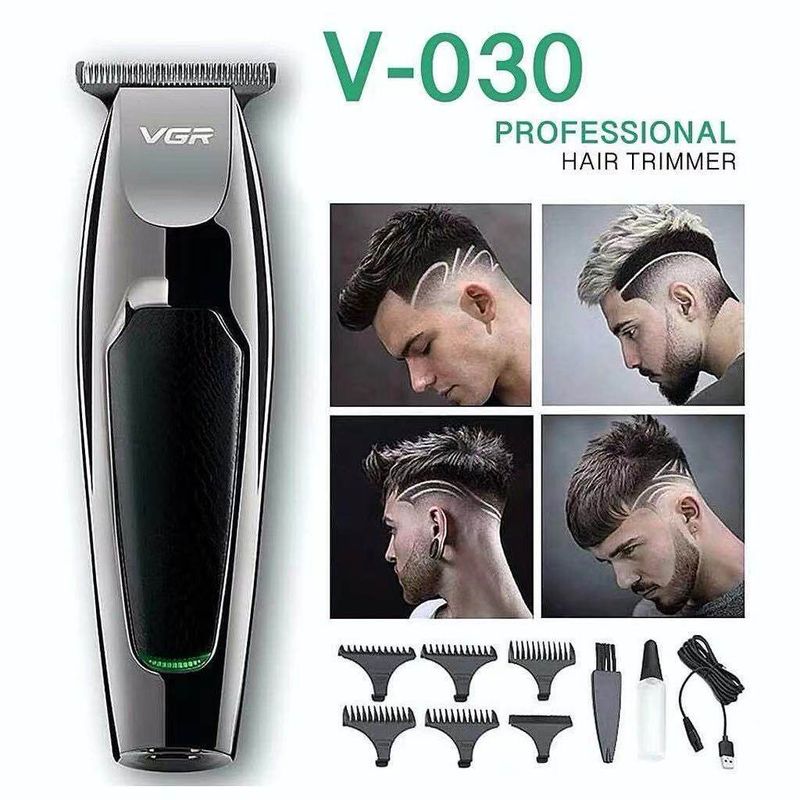 (รุ่นใหม่ล่าสุด) ปัตตาเลียนVGR V-030 ปัตเลี่ยนไร้สาย กันขอบ แต่งลาย ขนาดเล็กเท่าฝ่ามือแต่แรงดี เท่ามืออาชีพ Simon