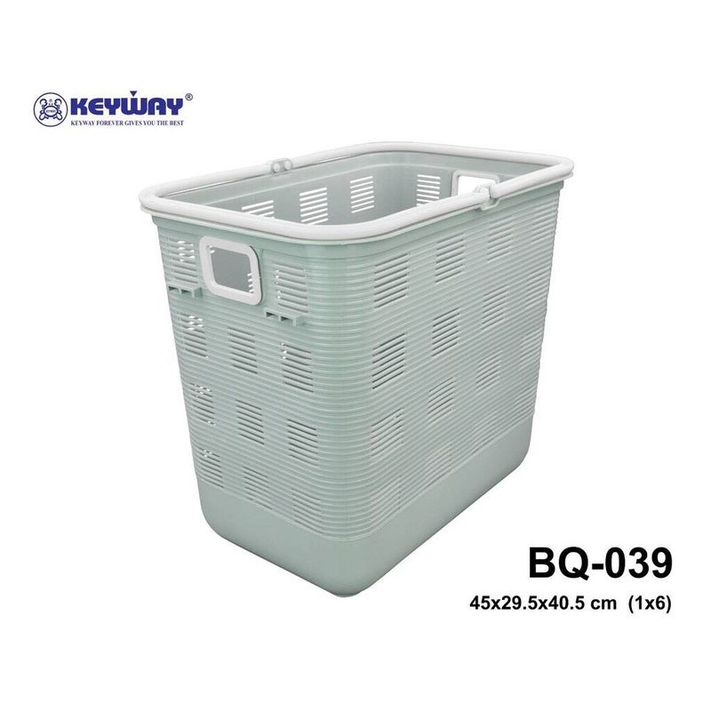 KEYWAY ตระกร้าพลาสติกใส่ของหิ้วได้รุ่น BQ-039(Plastic basket with loop handle model BQ-039 /BR-039