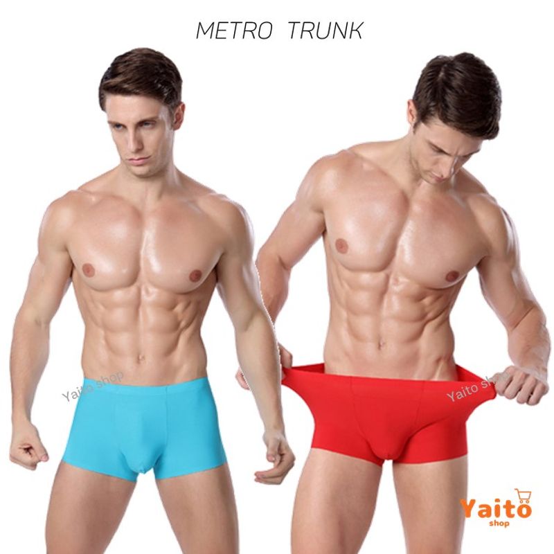 🔥กางเกงในไร้ขอบ เย็น ลื่น ไม่ม้วน Metro Trunk ที่สุดแห่งอนาคต กางเกงในชาย ไร้ขอบ ใส่สบาย นิ่มลื่นพิเศษ