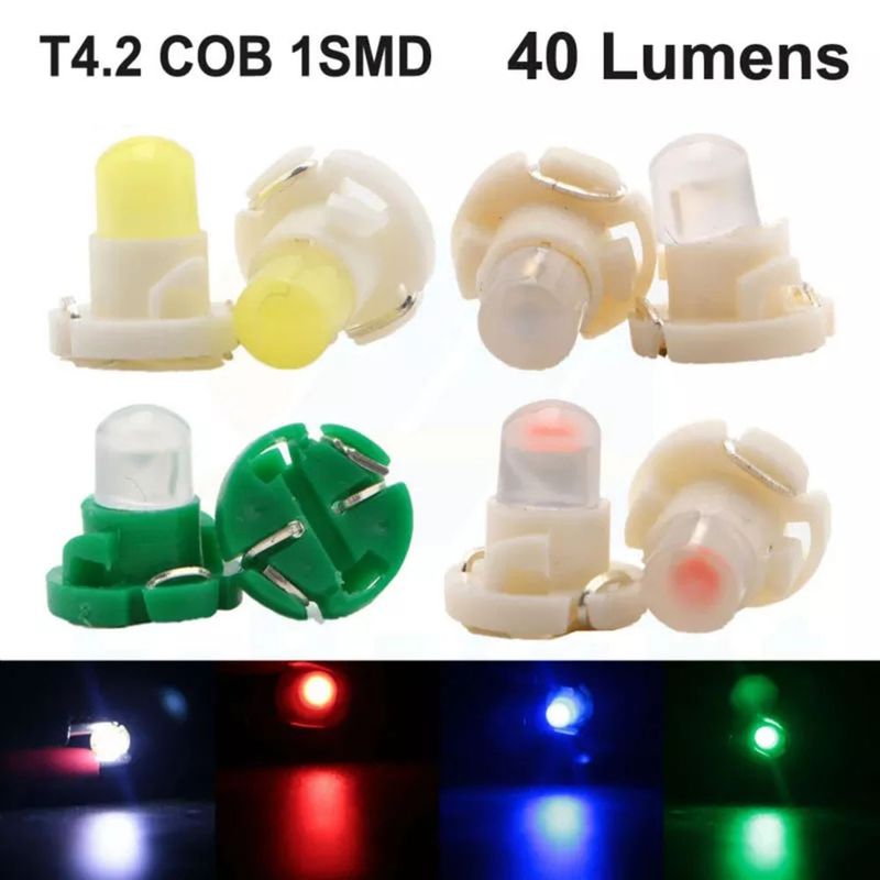 หลอดไฟ Led T5 T4 . 7 T4 . 2 T3 Cob 1 Smd สําหรับรถยนต์รถจักรยานยนต์