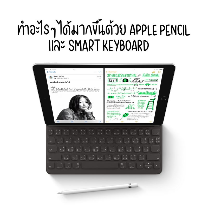 Apple:iPad (9th Gen 2021),เงิน,64GB,Free Shipping