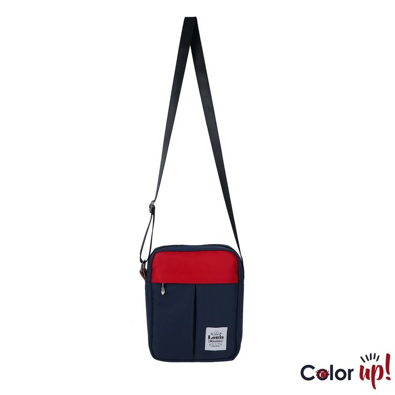 Louis Montini กระเป๋าสะพายข้าง กระเป๋าสะพายพาดลำตัว Unisex Shoulder Bag in ‘Color Up’ Collection กระเป๋าสำหรับผู้ชาย และผู้หญิง BSD03