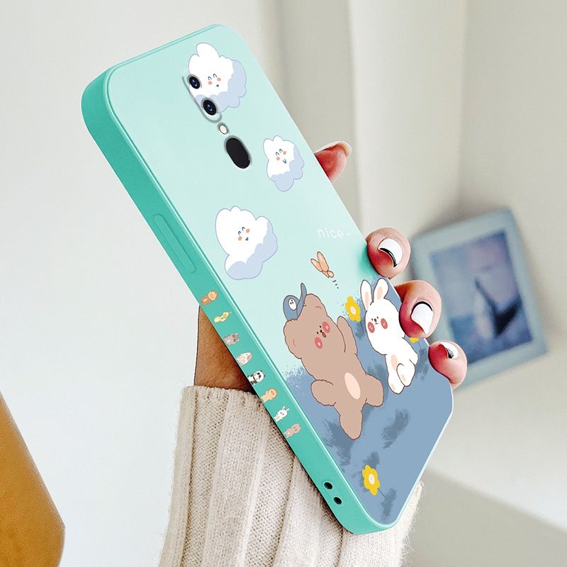 เคส oppo f11 pro oppo f11 เคสโทรศัพท์ ซิลิโคนนิ่ม ของเหลว ป้องกัน เรียบ กันชน เคส