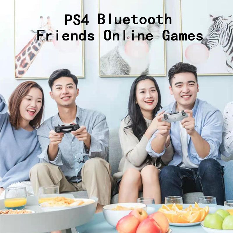 PS4 คอนโทรลเลอร์ จอยสติ๊ก PS4 ตัวควบคุมเกม จอยสติ๊กเกม คอนโทรลเลอร์ไร้สาย จอยเกมส์ เกม ตัวควบคุม เกมแพดควบคุมไร้สาย จอยเกม PS4 PC Windows 10 สาย USB Wireless Bluetooth Joystick Controller PS4 Game controller Playstation Dualshock 4 Gamepad Joy XBOX จอยเกม