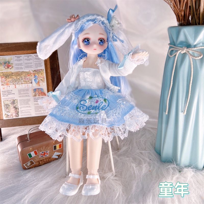 [Value Choice] ตุ๊กตา BJD 3D ข้อต่อขยับได้ 30 ซม. ของเล่นสําหรับเด็ก