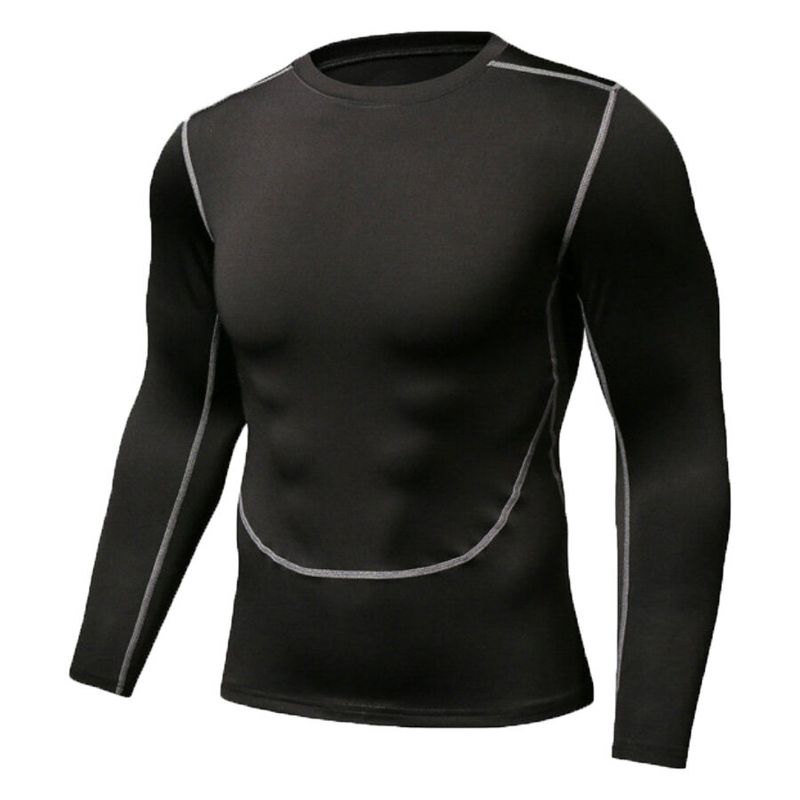 เสื้อออกกำลังกายแขนยาว เสื้อรัดกล้ามเนื้อ Long-Sleeved Quick-Drying Compression