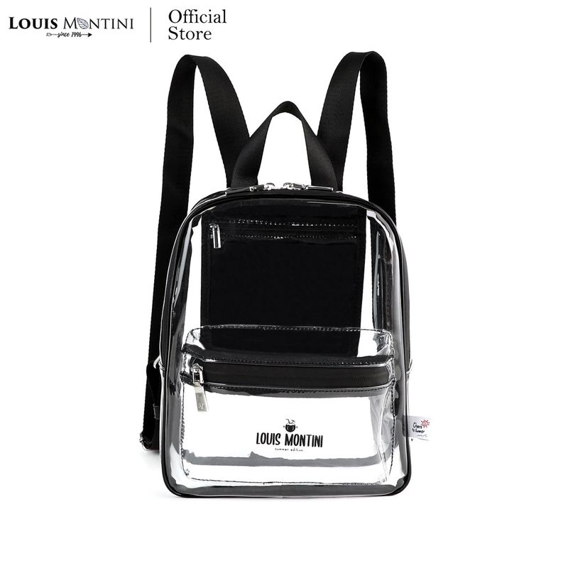 Louis Montini (summer edition) กระเป๋าใสสะพายหลัง Transparent Bag SUM08