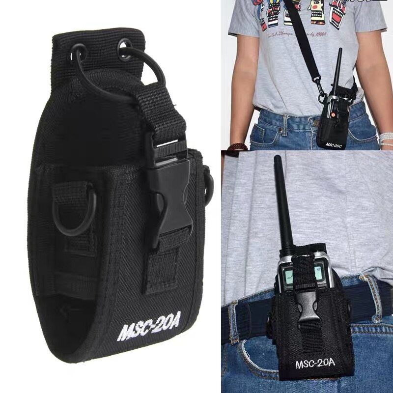 【จัดส่ง 2 วัน】พร้อมส่ง วิทยุสื่อสาร 20A nylon outdoor bag package bag tactical sports pendant military pendant Radio Walkie Talkie Mag magazine bag