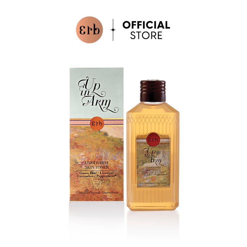 [สินค้าขายดี] Erb Underarm Skin toner 100 ml. โทนเนอร์ เช็ดทำความสะอาดใต้วงแขน ลดกลิ่นตัวกระชับรูขุมขน ขาวกระจ่างใส เอิบ